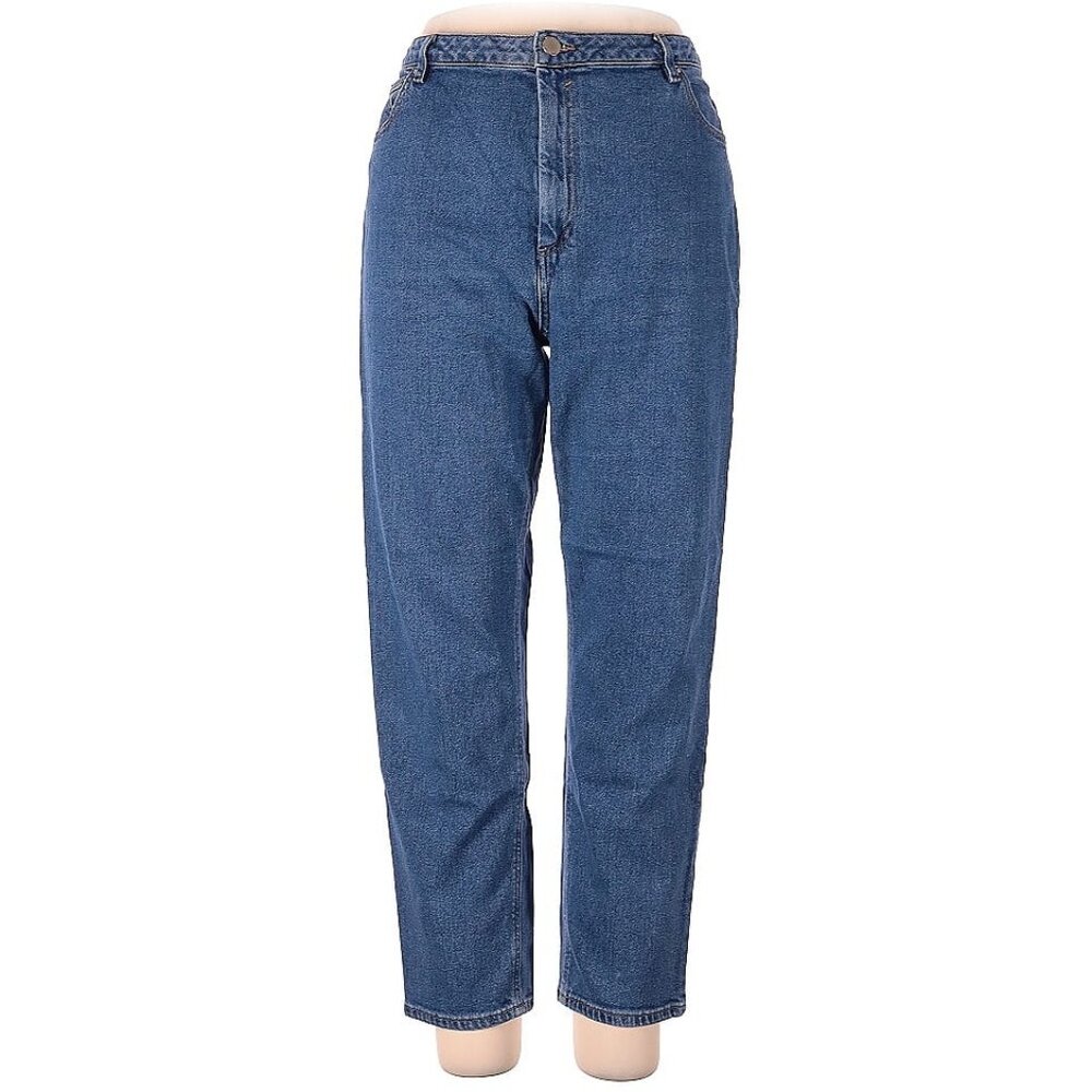Asos slim straight leg denim blue jeans